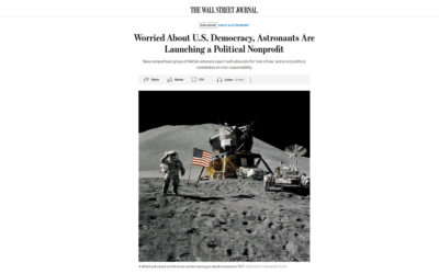 The Wall Street Journal – Worried About U.S. Democracy, Astronauts Are Launching a Political Nonprofit
