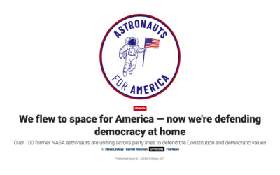 Fox News – We flew to space for America — now we’re defending democracy at home