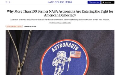 Katie Couric Media – Why More Than 100 Former NASA Astronauts Are Entering the Fight for American Democracy