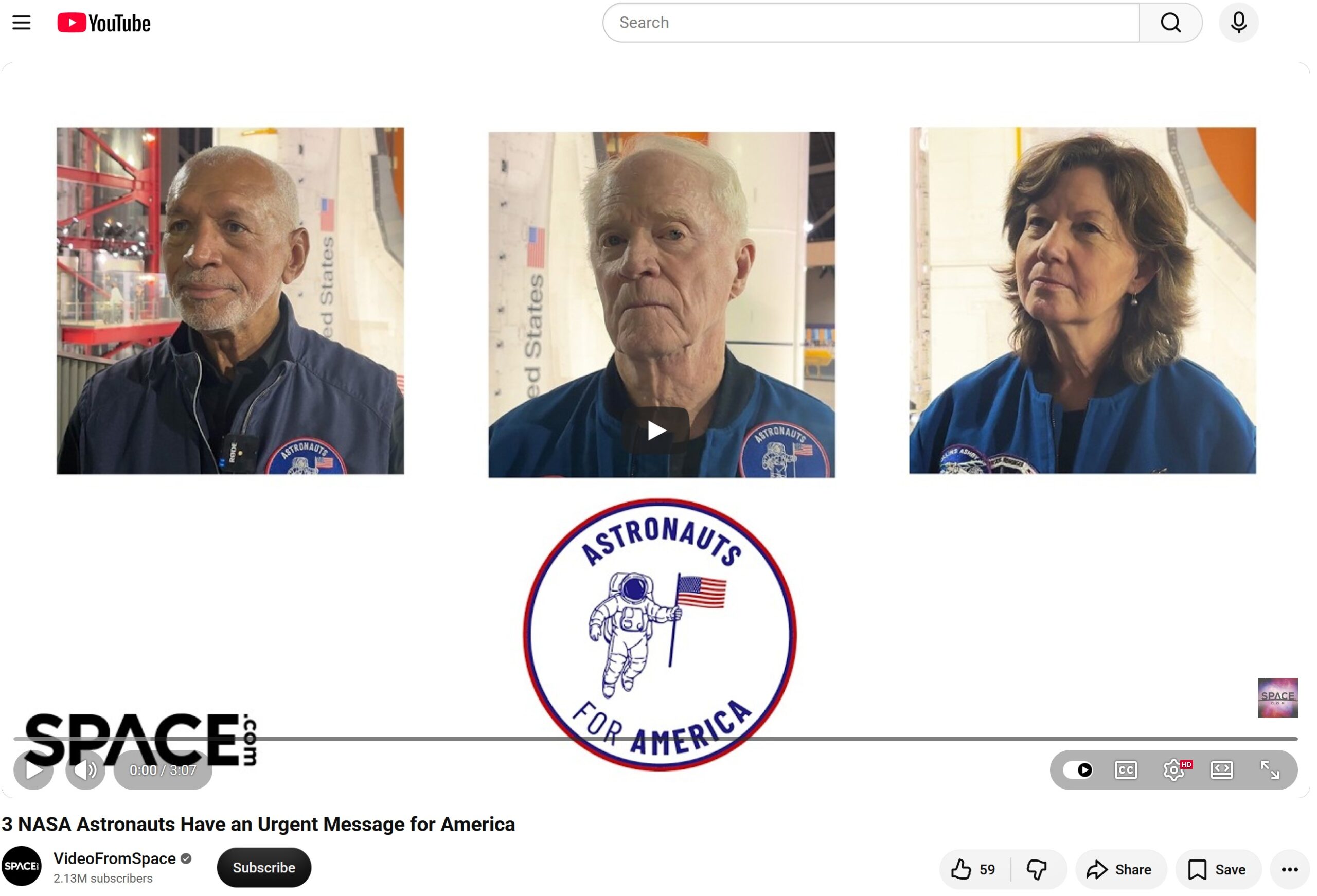 Space Come YouTube Video From Left: Alex Cohen, Ellen Ochoa, Charlie Bolden, Steve Smith Photographer: Getty Images, Tommaso Boddi