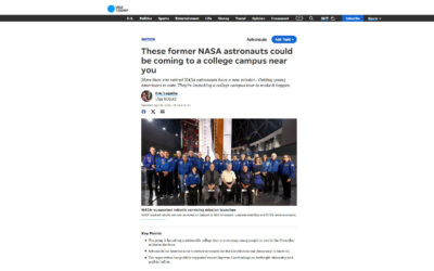 USA Today – These former NASA astronauts could be coming to a college campus near you